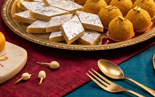 Traditional Gujarati Mohanthal